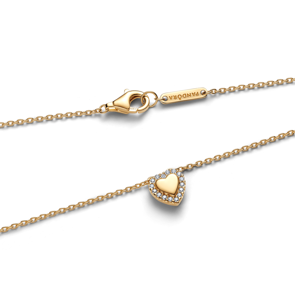 Gravējamā sirds formas Halo kaklarota