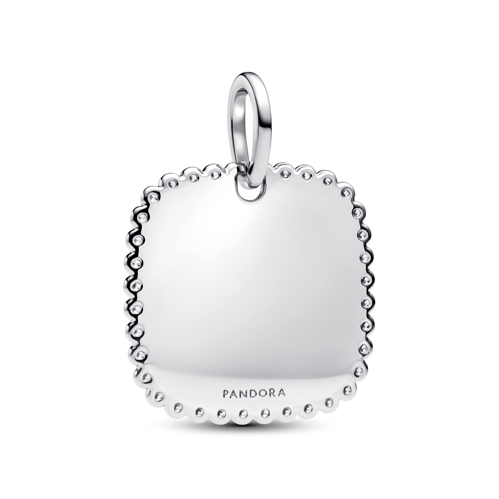 Iegravējamais kvadrātveida kulons