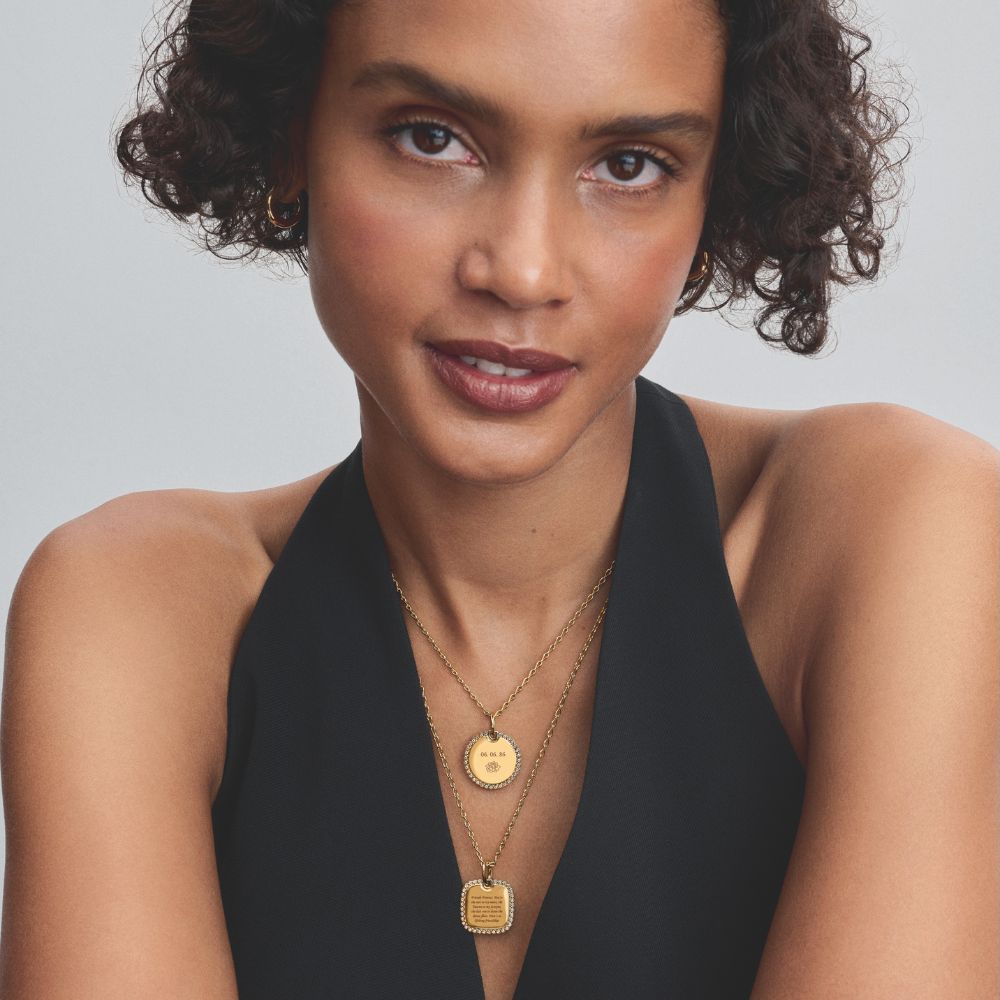 Iegravējamais apaļais kulons