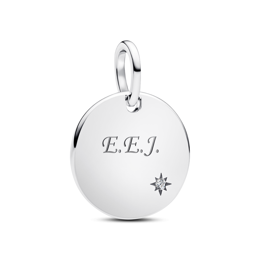 Iegravējamais laboratorijā audzēta dimanta kulons