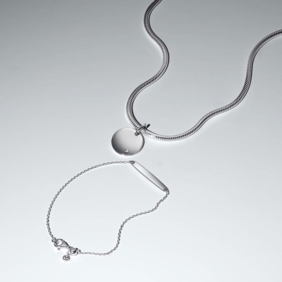 Iegravējamais laboratorijā audzēta dimanta kulons