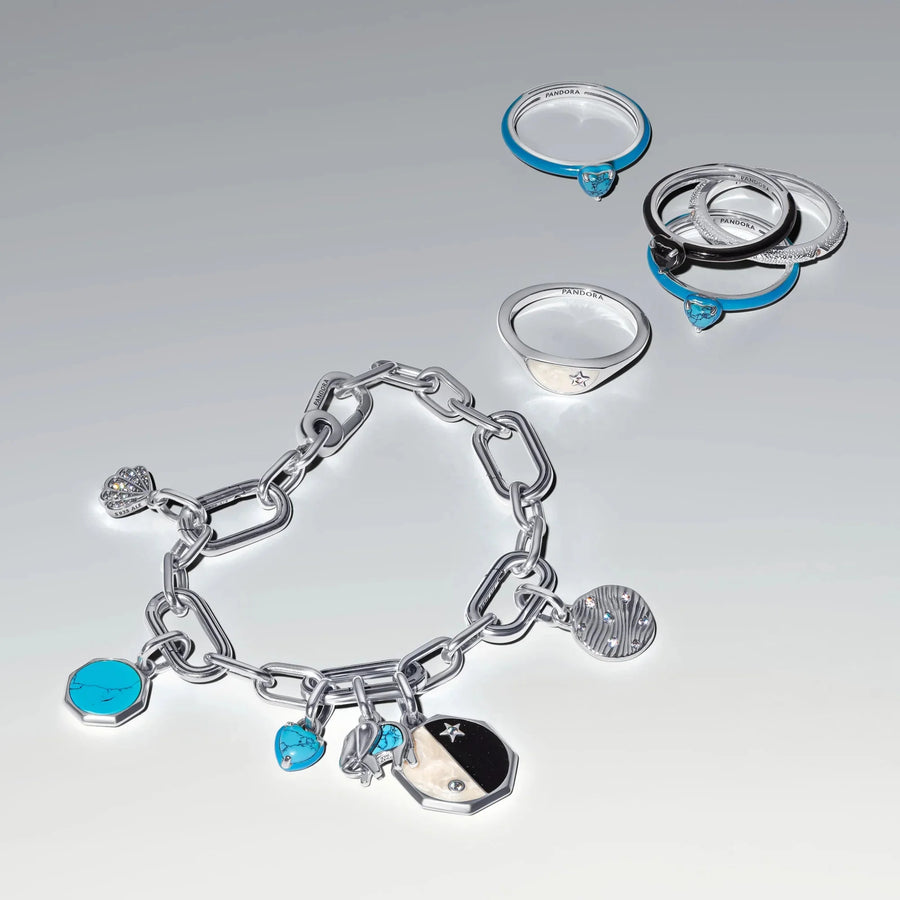 Tirkīza krāsas ziloņa mini amulets