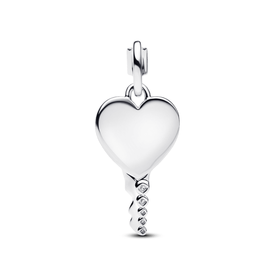 Gravējamais sirds formas atslēgas kulons