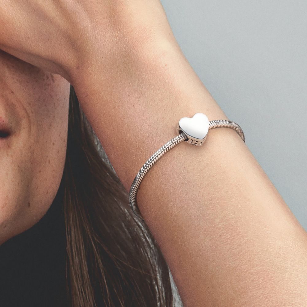 Iegravējamais sudraba sirds amulets