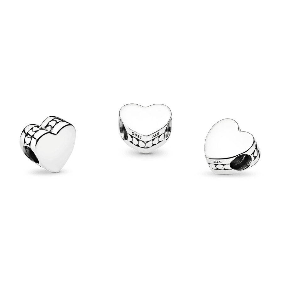 Iegravējamais sudraba sirds amulets