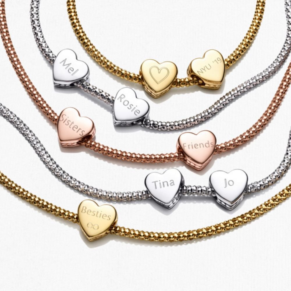 Iegravējams sirds amulets