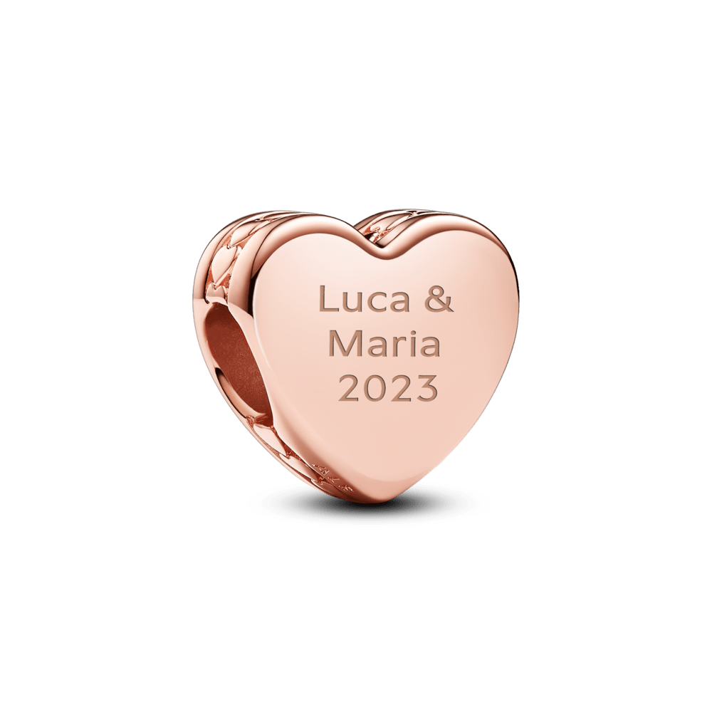 Iegravējams sirds amulets