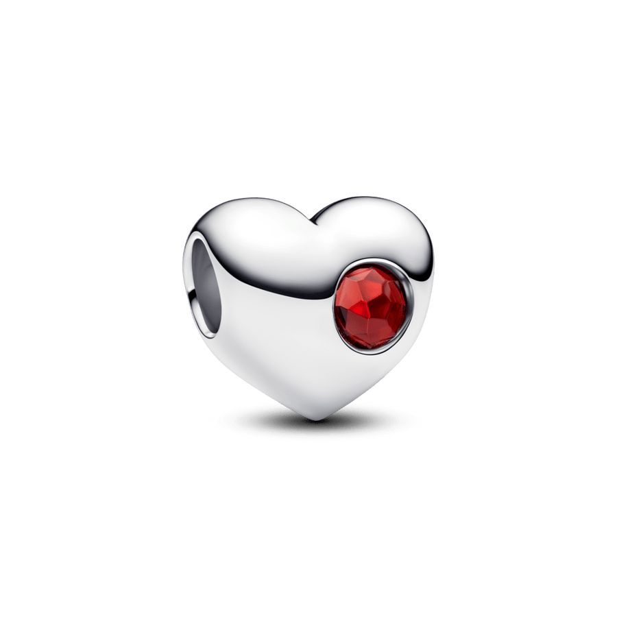 Iegravējamais sarkanā akmentiņa sirds amulets