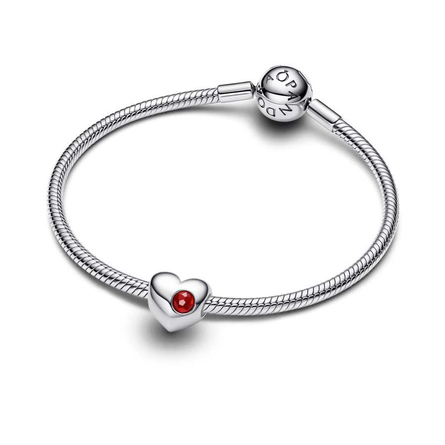 Iegravējamais sarkanā akmentiņa sirds amulets