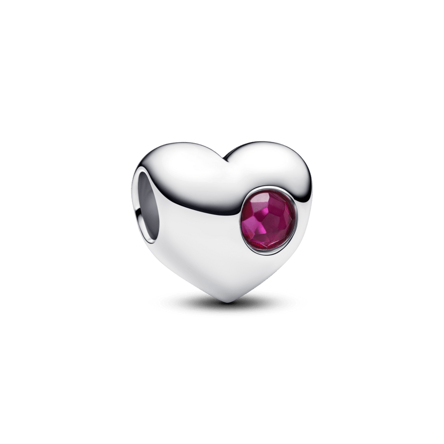 Iegravējamais sarkanā akmentiņa sirds amulets
