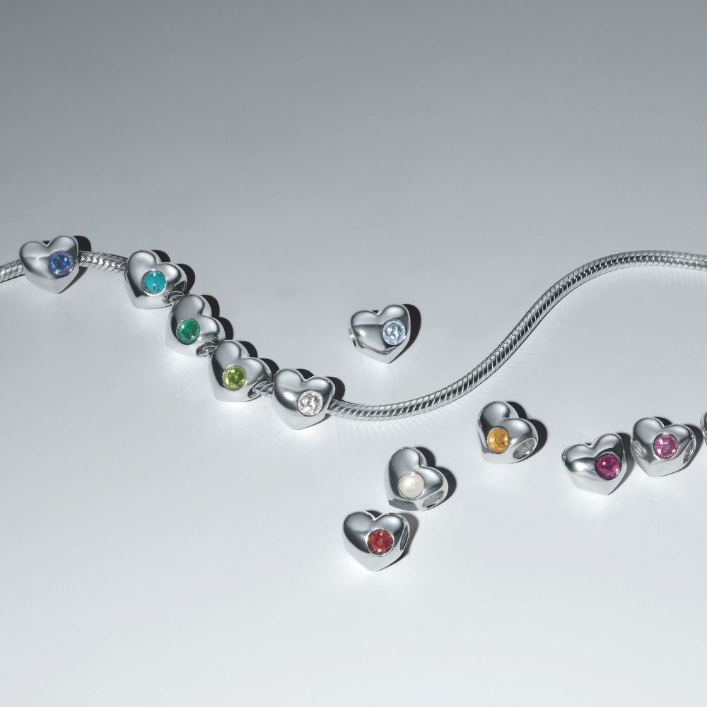 Iegravējamais tirkīzzilā akmentiņa sirds amulets