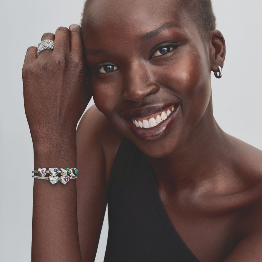 Iegravējamais zilā akmentiņa sirds amulets