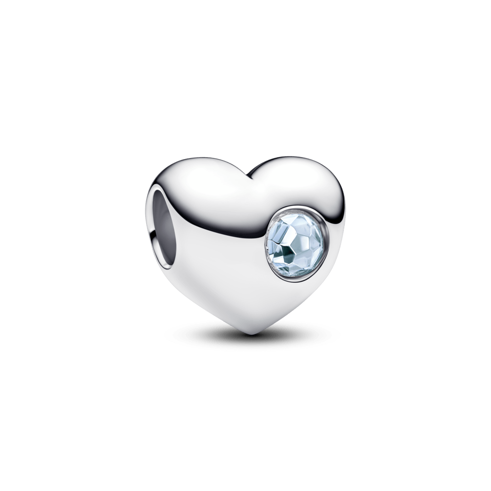 Iegravējamais jūras zilā akmentiņa sirds amulets