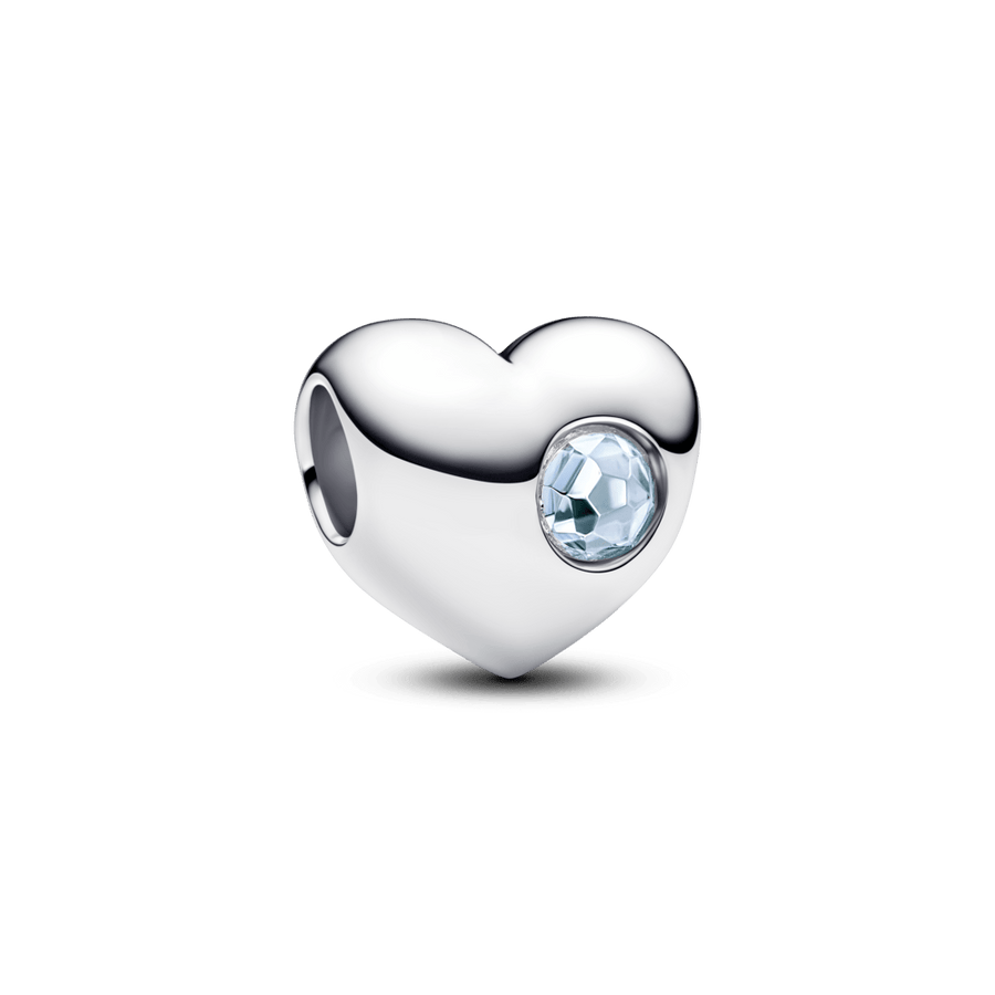 Iegravējamais jūras zilā akmentiņa sirds amulets