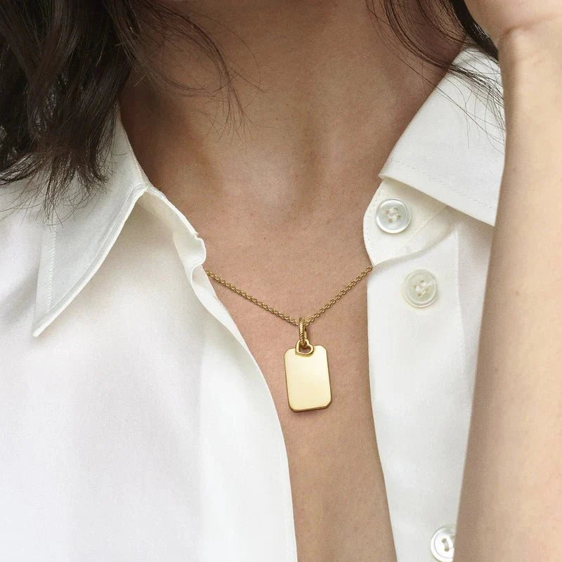 Iegravējams taisnstūra kulons