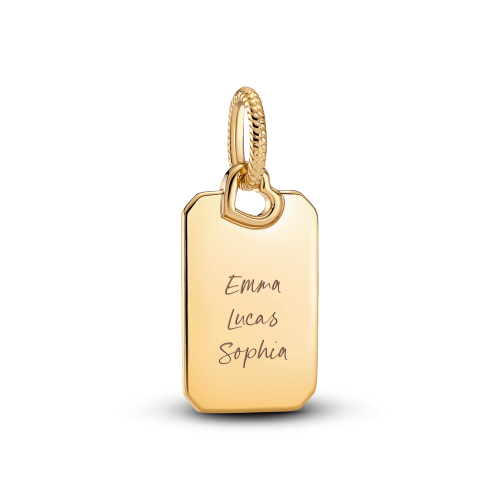 Iegravējams taisnstūra kulons