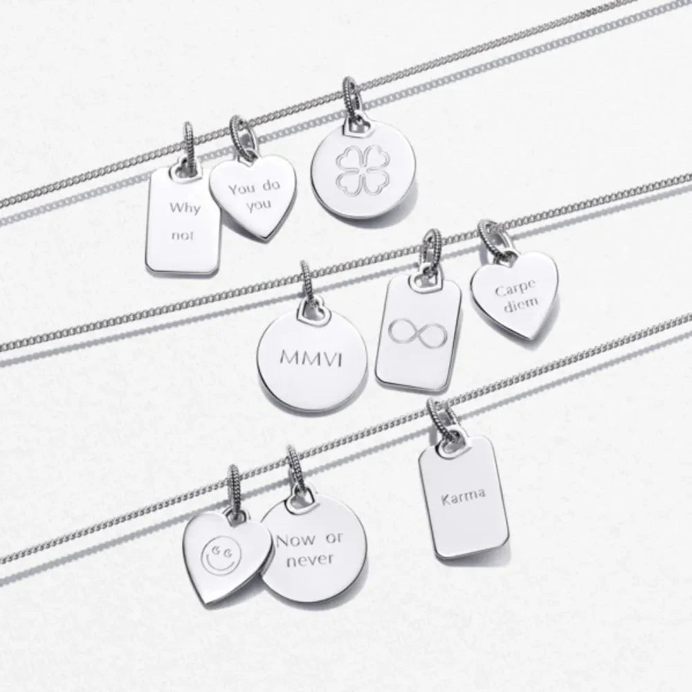 Iegravējams taisnstūra kulons