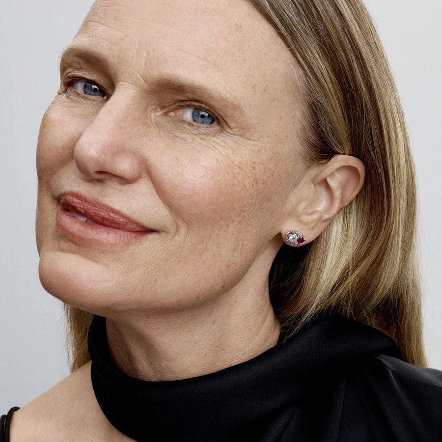 Halo sirds stīpiņu auskari