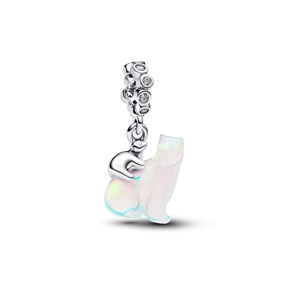 Polārlāču mātes un mazuļa amulets