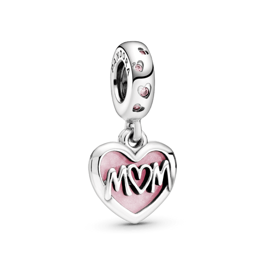 Piekarināmais sirsniņamulets ar mammas uzrakstu