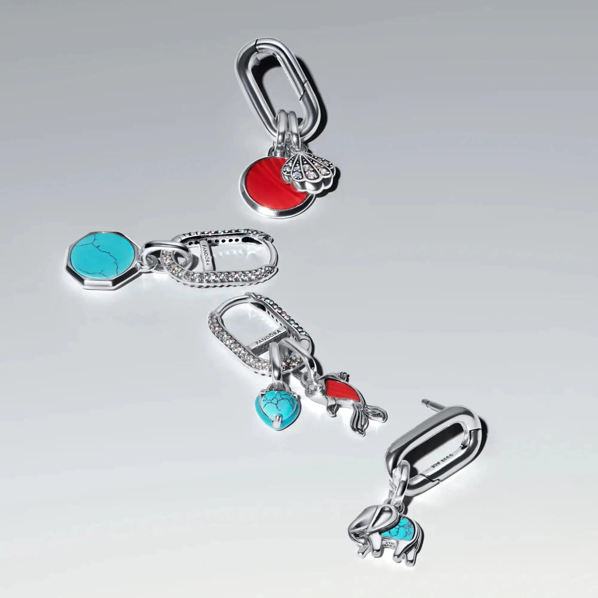 Sarkanā Murano stikla Koi zivs amulets