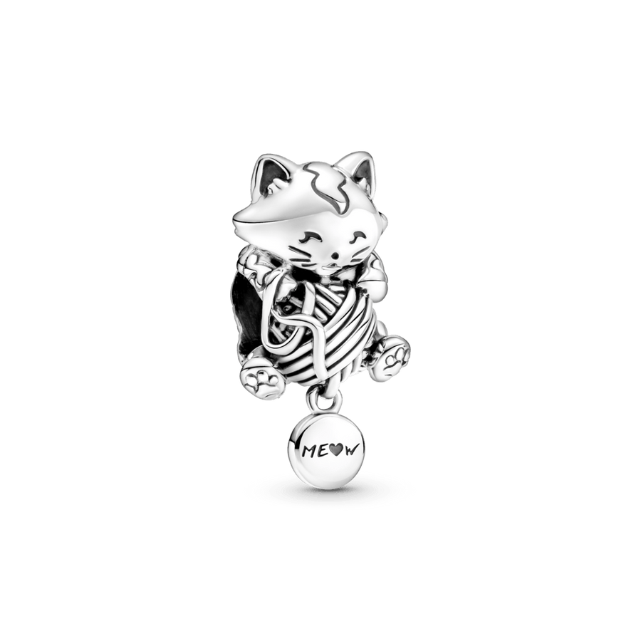 Kaķēna un dzijas kamola amulets