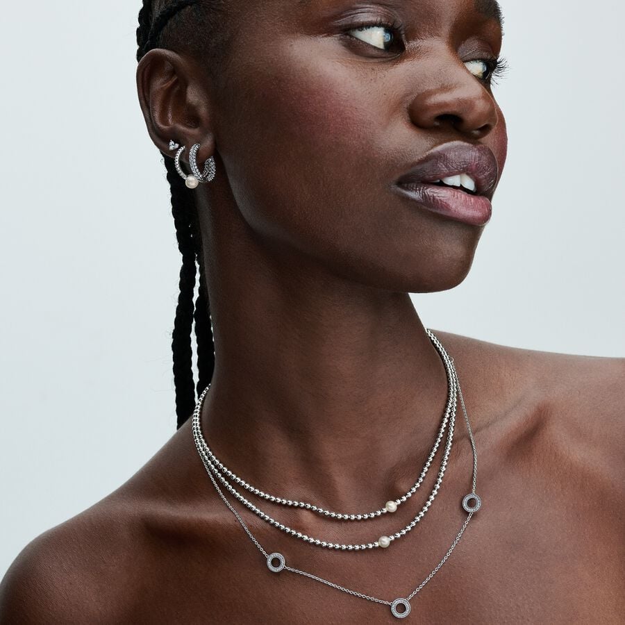 Pavé apļi, ķēdes kaklarota