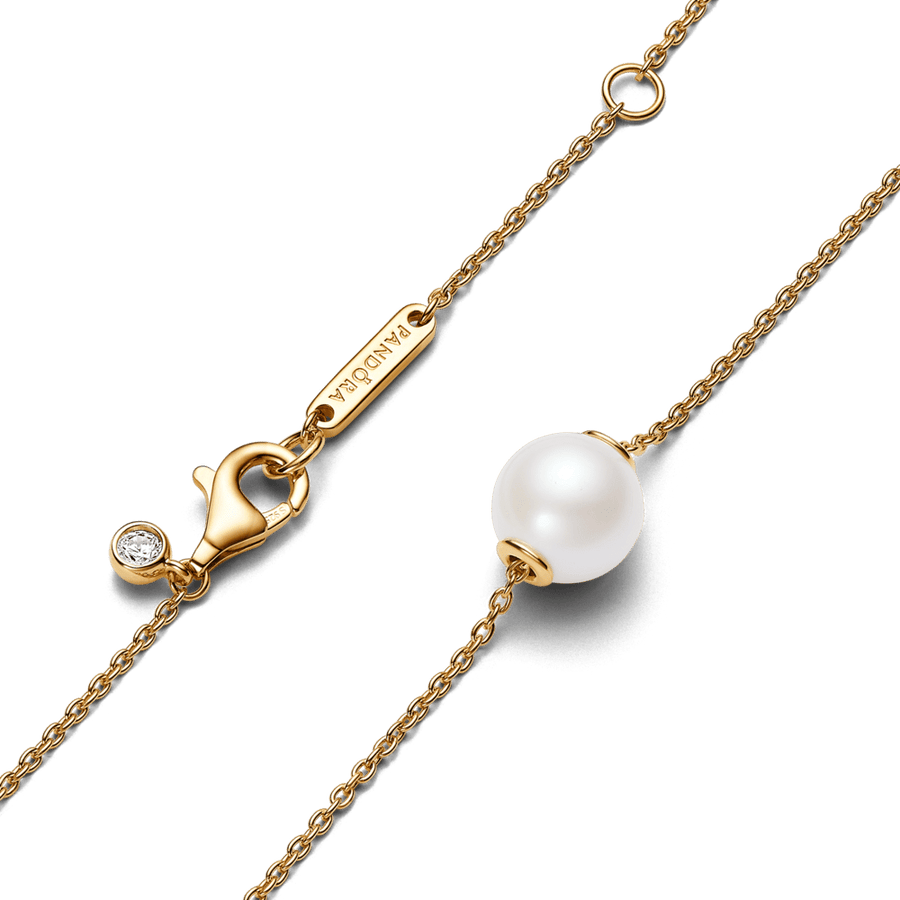 Kaklarota ar apstrādātu, mākslīgi audzētu saldūdens pērli