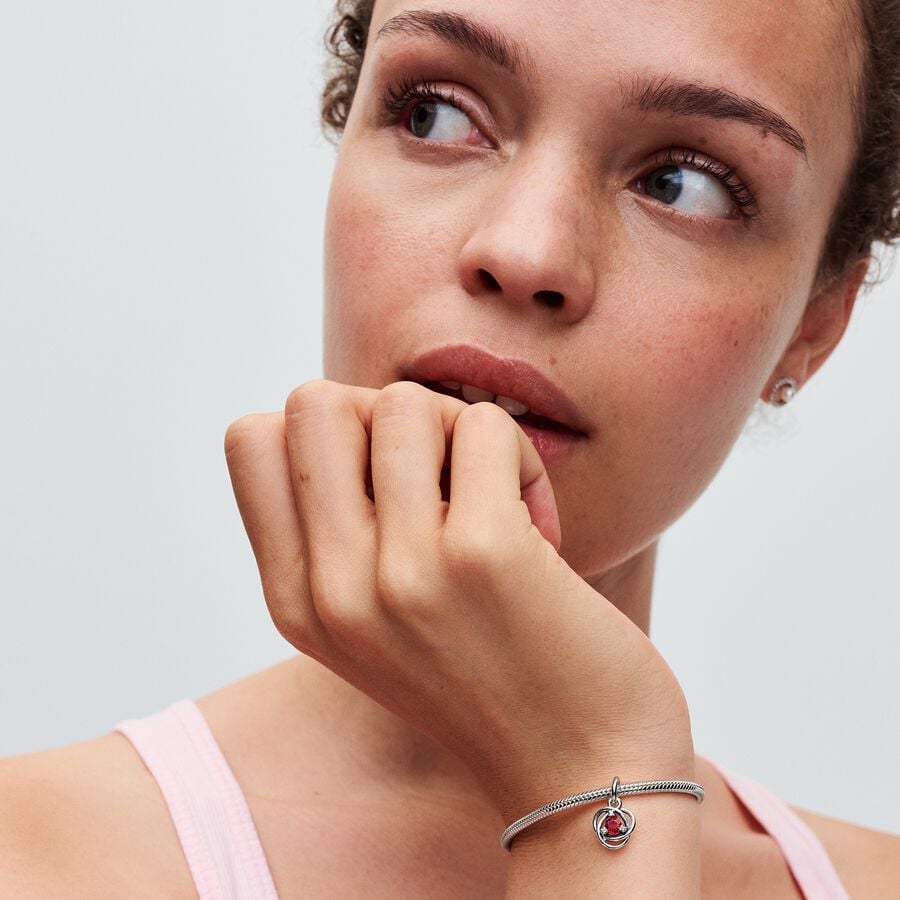 Sarkana mūžības apļa amulets