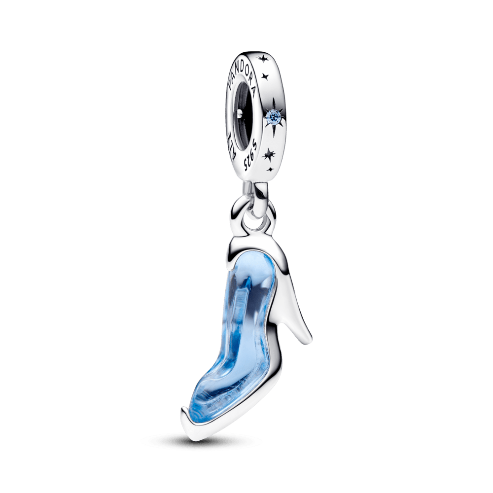 Disney Pelnrušķītes stikla kurpītes amulets