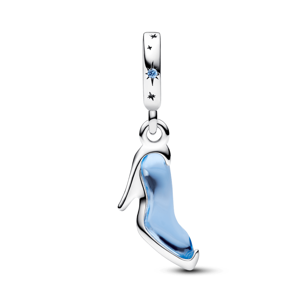 Disney Pelnrušķītes stikla kurpītes amulets