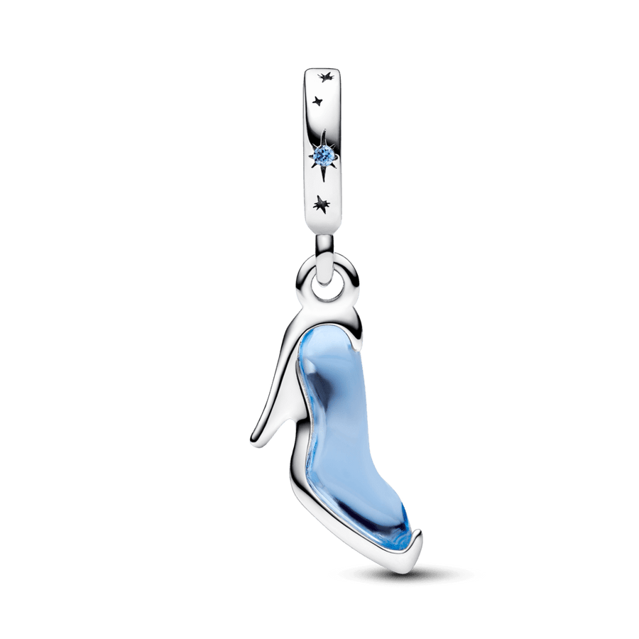 Disney Pelnrušķītes stikla kurpītes amulets