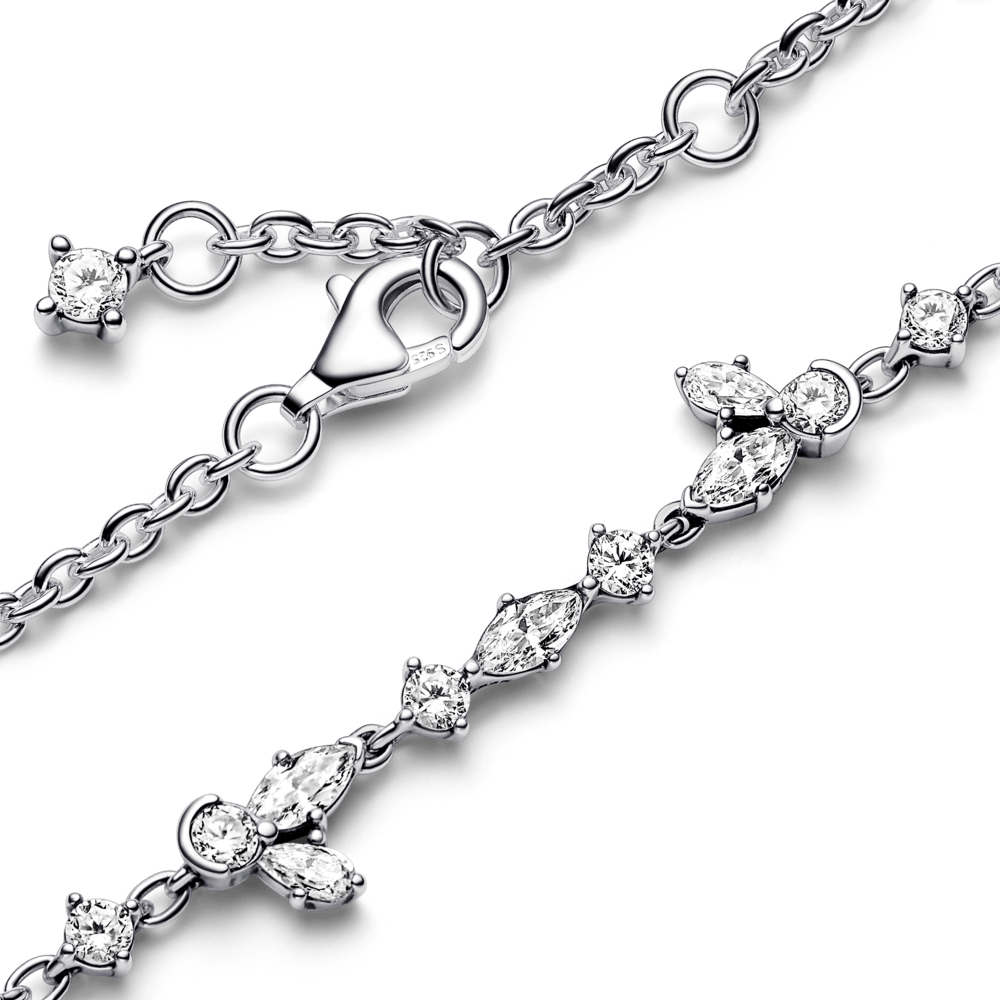 Mirdzošā herbārija ķekara ķēdītes rokassprādze