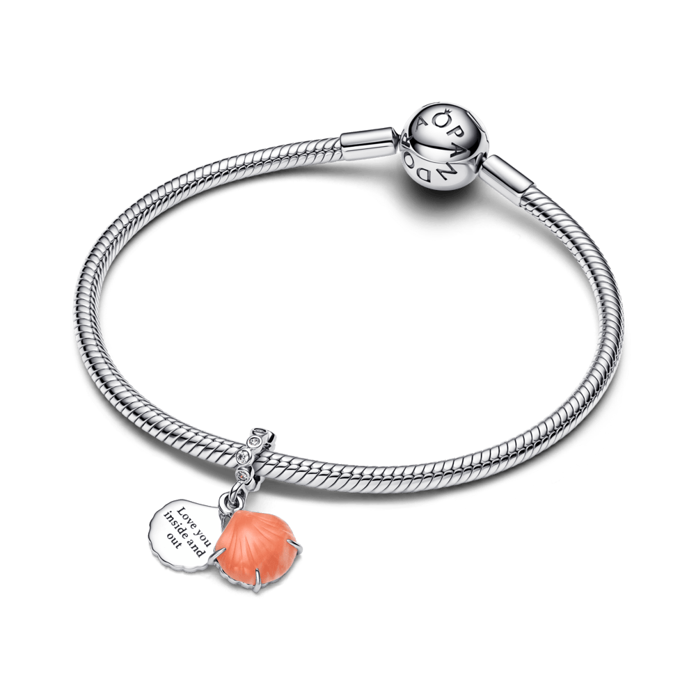 Koraļļu krāsas dubultais amulets