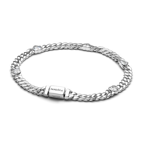 Kubas ķēdes sirds rokassprādze