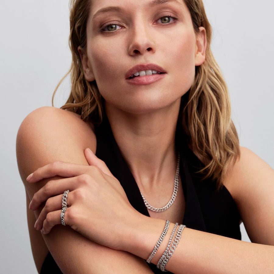 Sirds formas Kubas ķēdes gredzens