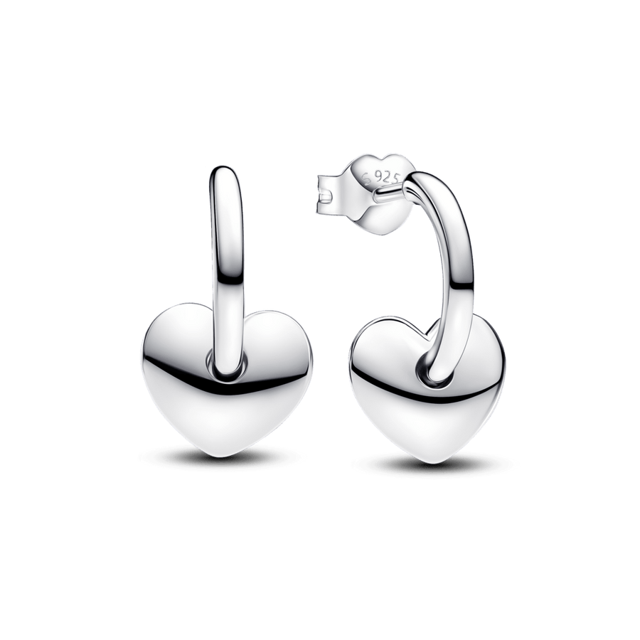 Sirds formas atvērtie stīpiņu auskari
