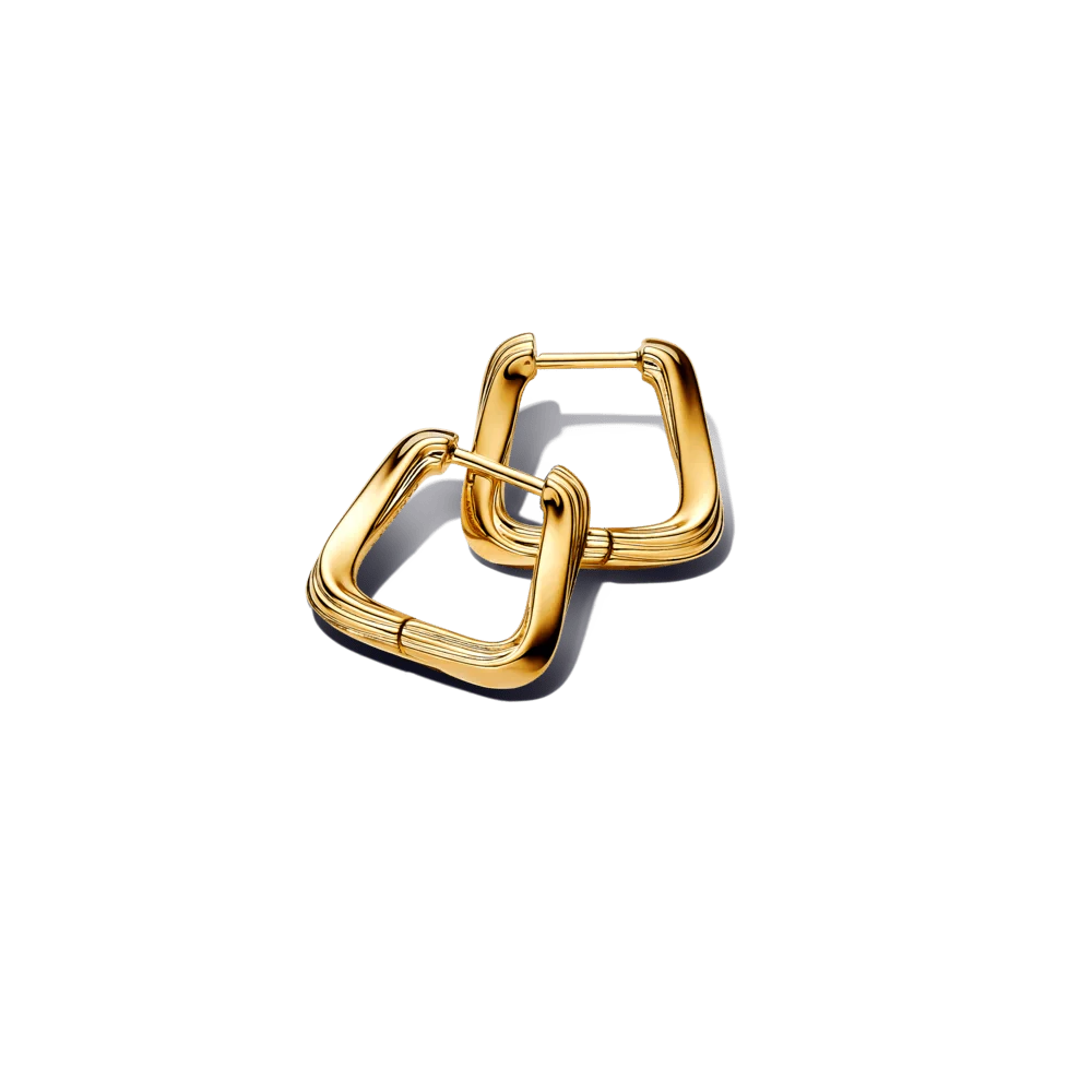 Mazi savīti trīsstūra auskari