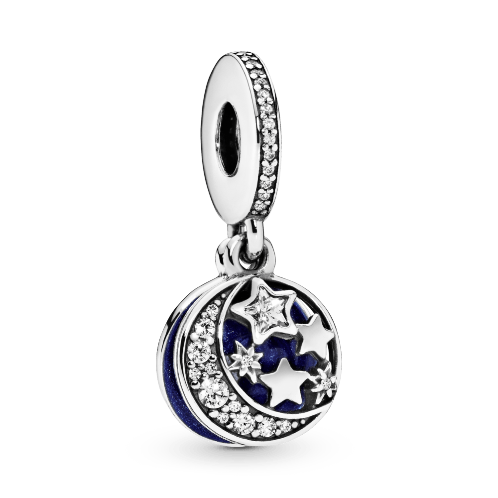 Mēness un zilas debesis piekariņš