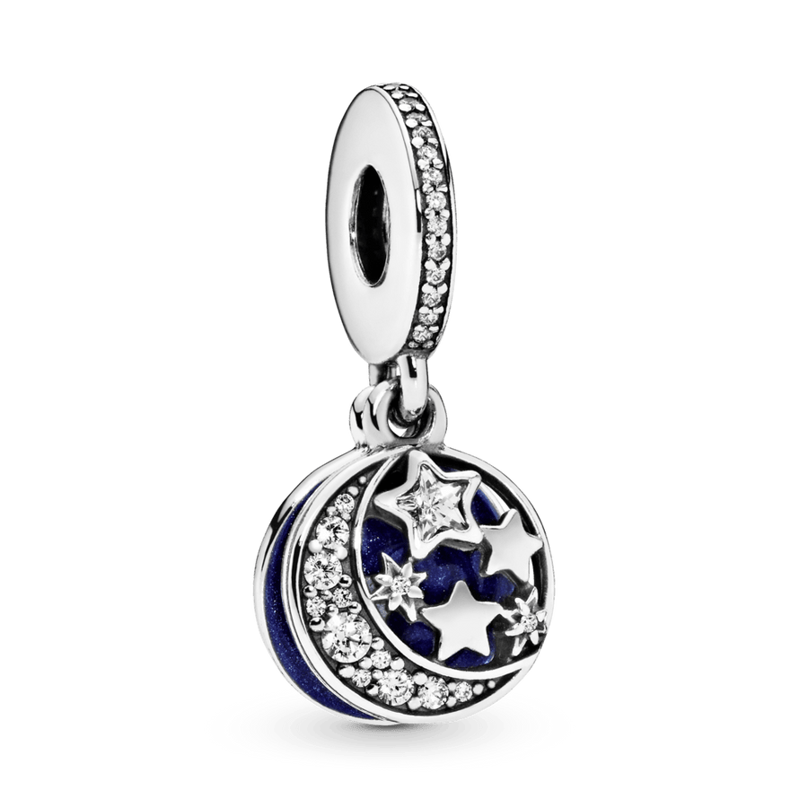 Mēness un zilas debesis piekariņš