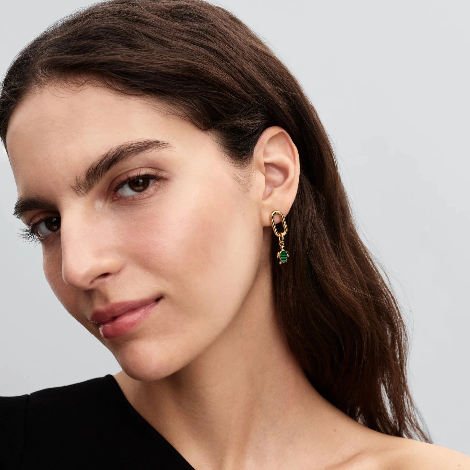 Zaļā bruņurupuča mini amulets