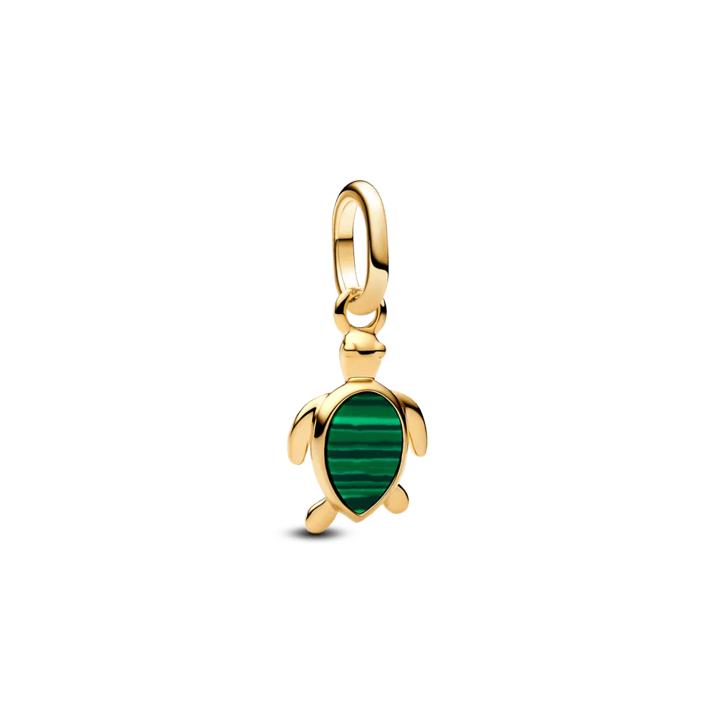 Zaļā bruņurupuča mini amulets