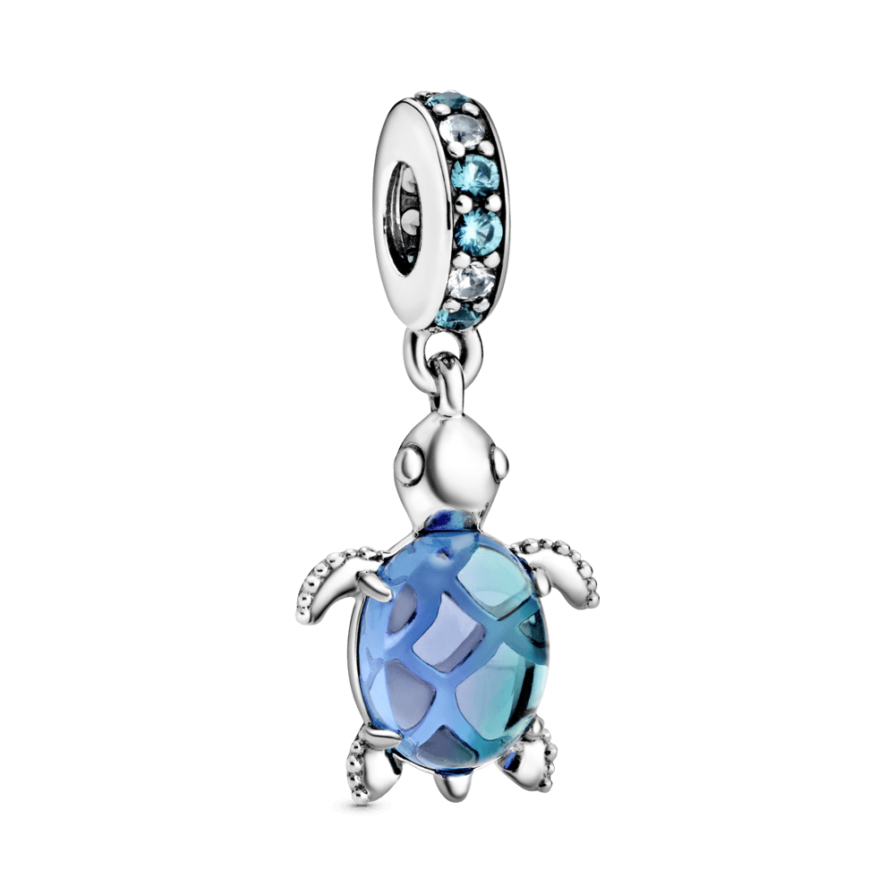 Piekarināmais Murano stikla amulets jūras bruņurupuča formā