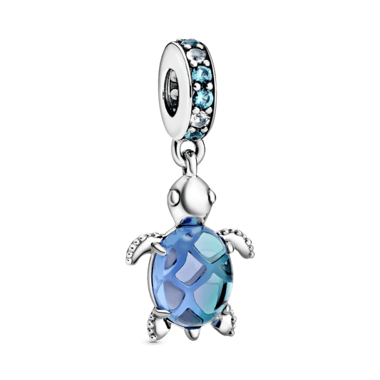 Piekarināmais Murano stikla amulets jūras bruņurupuča formā
