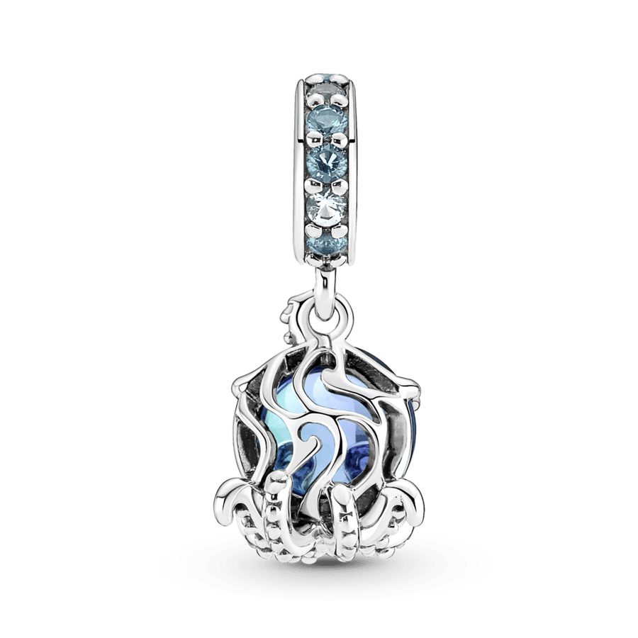 Piekarināmais Murano stikla mīlīgā astoņkāja amulets