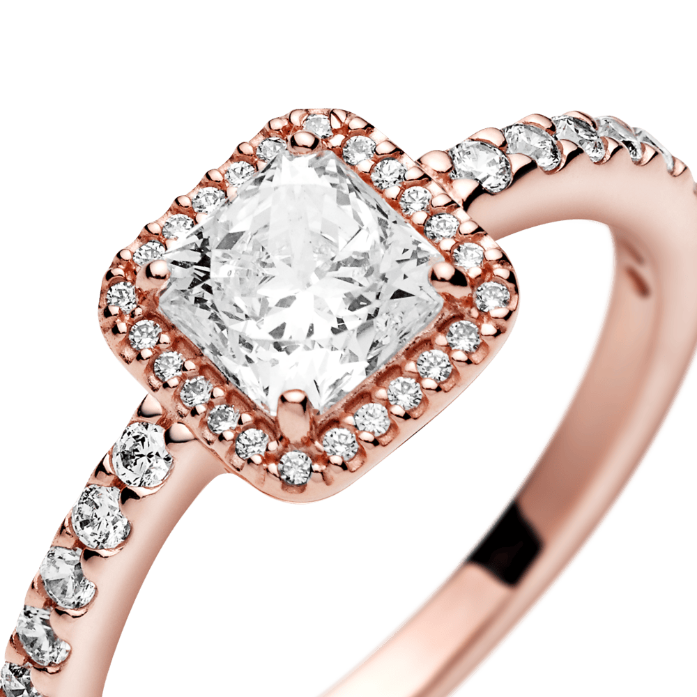 Mirdzošs kvadrātveida Halo gredzens