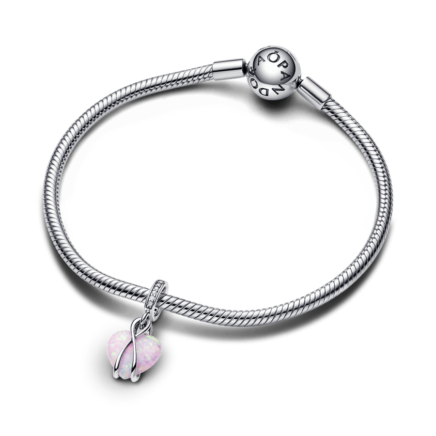 Opalescējošais sirds amulets māmiņai