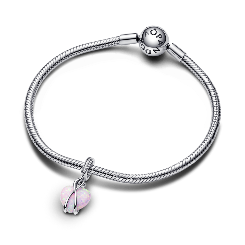 Opalescējošais sirds amulets māmiņai