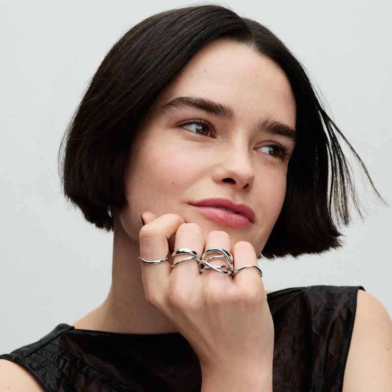 Organiskas formas vairāku kārtu gredzens