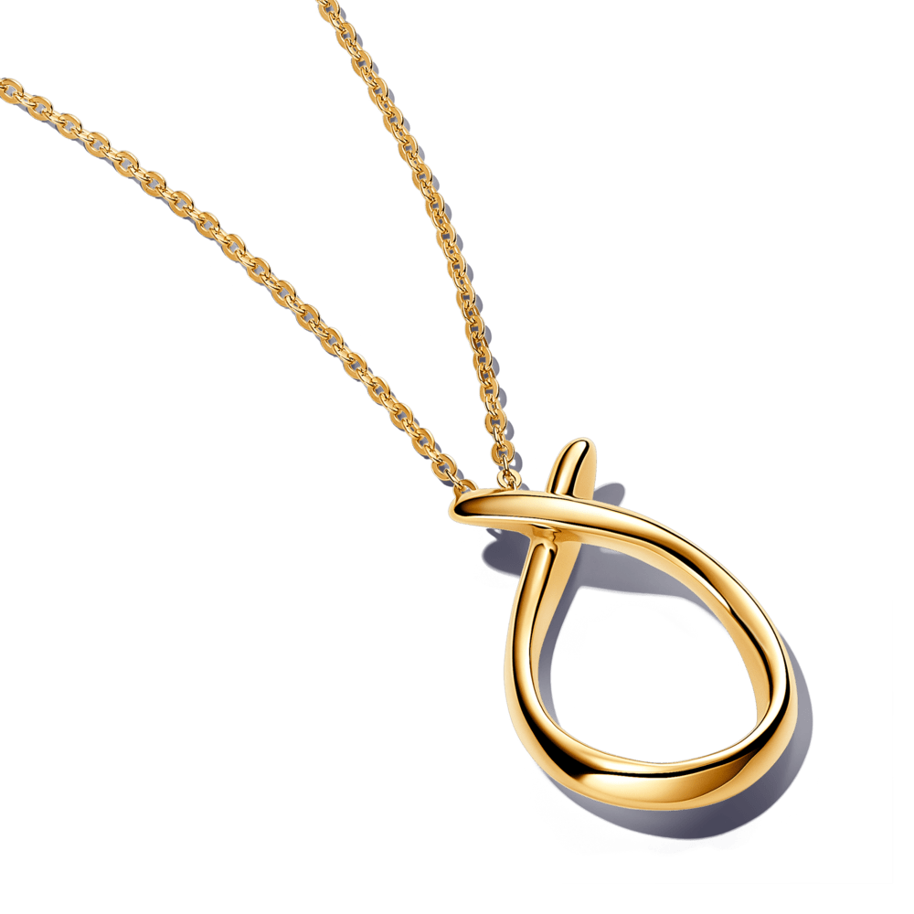 Organiskas formas kulona kaklarota